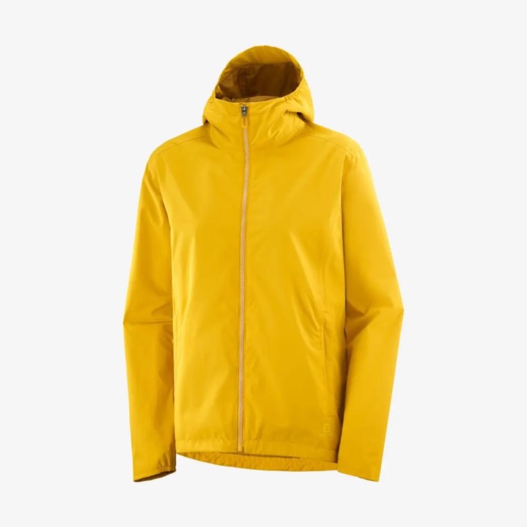 Yellow Salomon Comet Wp Jkt W Women's Shell Jackets | IE GH0538